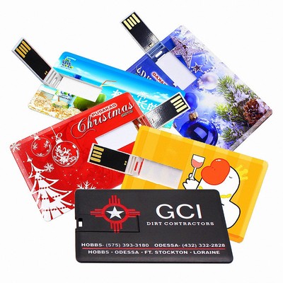 Plastic Credit Card USB Flash Drive 1 GB