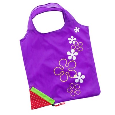 Full Color Folding Tote with Carrying Pouch