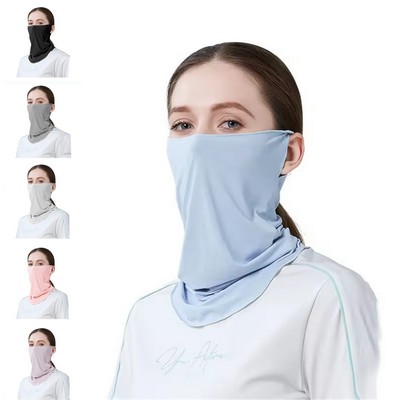 Ice Silk Neck Gaiter Face Mask