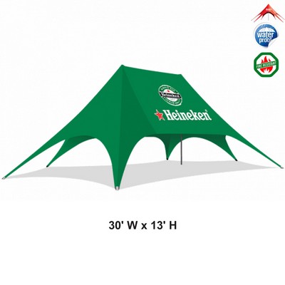 30ftx13ft DOUBLE POLE PROMO STAR TENT