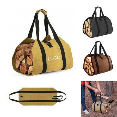 Extra Large Firewood Carrier Tote Bag