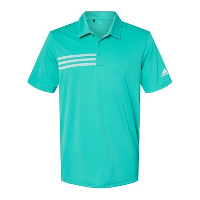 Adidas® Polo Shirt w/3 Chest Stripes