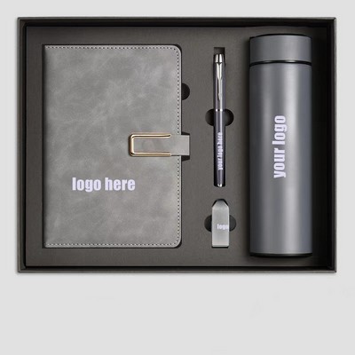 Business Gift of Vacuum Cup and Notebook Set