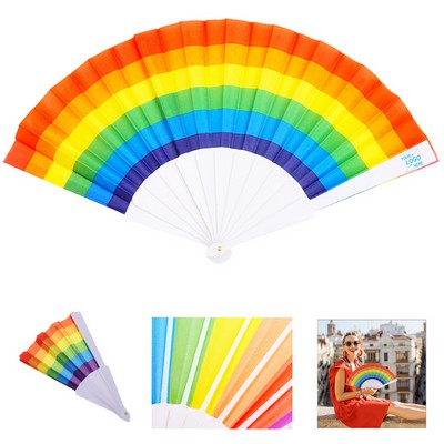 Colorful Folding Hand Fan