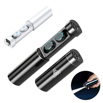 Wireless Earbuds w/Flashlight