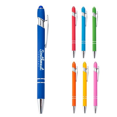 Soft Touch Ballpoint Metal Pen