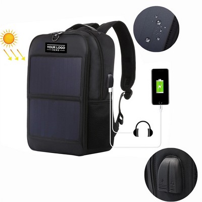 Paraphrased Titles, Descriptions, and Keywords: Travel Backpack with USB Charging Port - Stay Power