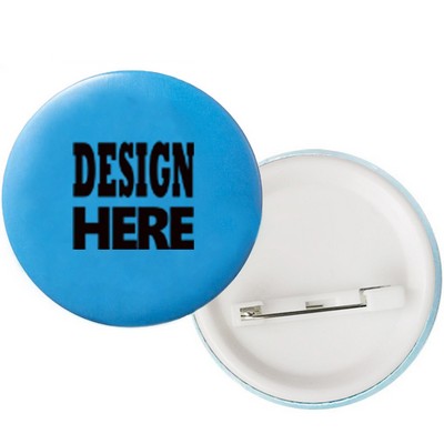 2" Round Button 2-Piece W/ Safety Pin