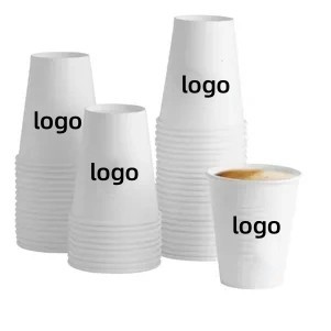 White Paper Hot/Cold Disposable Beverage Drinking Cup