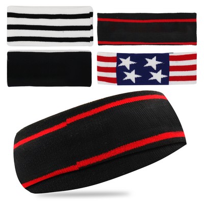 Athletic Knit Sports Headbands