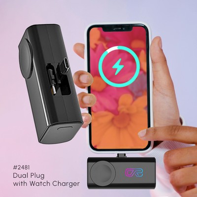 Dual Plug with Watch Charger