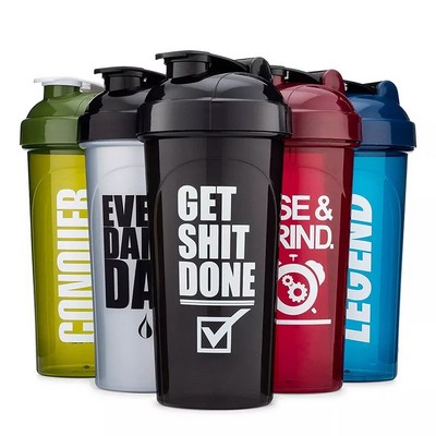 24 Oz. Plastic Shaker Bottle Cup