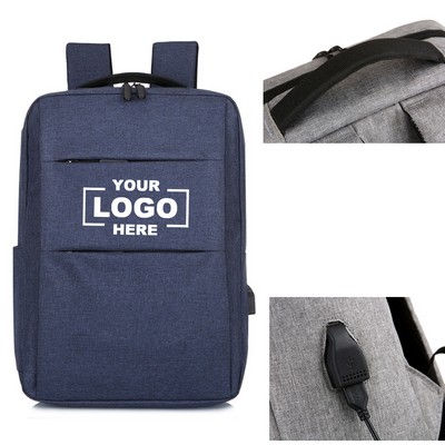 USB Travel Laptop Backpack with Charging Port