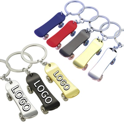 Mini Skateboard Keychain