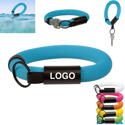 Promotional Lightweight Floating Foam Wristband Key Holder