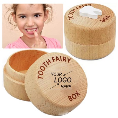 Wooden Tooth Fairy Keepsake Box