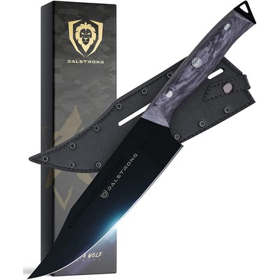 Dalstrong 8" Chef Knife - Delta Wolf Series - High Carbon Steel - Camo Handle - Leather Sheath