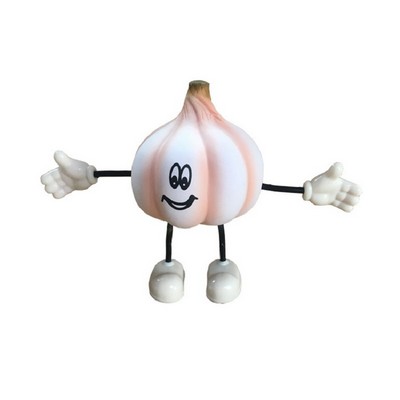 Squishy Bendy Garlic Stress Ball Figure