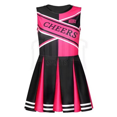 Bodysuit Cheerleading Uniform w/Crewneck Collar