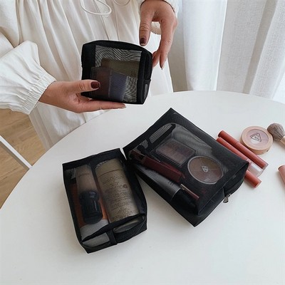 Portable 3 Piece Cosmetic Bag Set