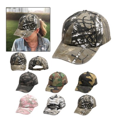 6 Panel Camouflage Baseball Cap