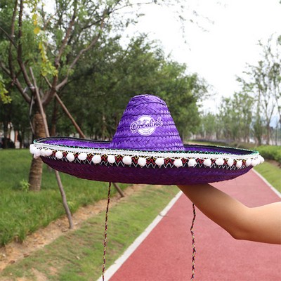 Party Sombrero Straw Hat Fiesta hat Beach Hat Sun Hat