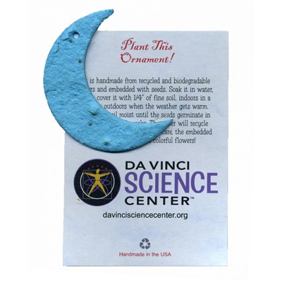 Seed Paper Crescent Moon Gift Set w/Embedded Forget Me Not Seed