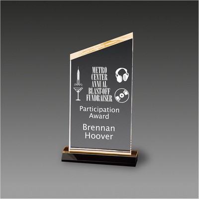 5" x 7" Reflections™ Beveled Peak Award