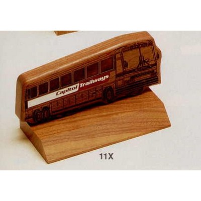 3"x7"x3.3" Any Large Shape (Bus Shown) On A Base (11x)