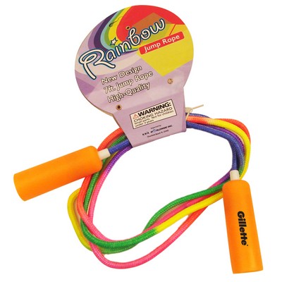 7' Orange Handle Jump Rope