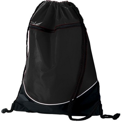 Tri-Color Drawstring Backpack