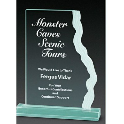 Wave Edge Waterfall Award™ (6½"x8¾")