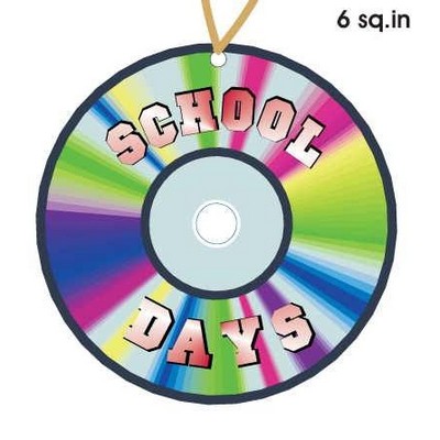 School Days Disc Ornament w/ Mirrored Back (6 Square Inch)