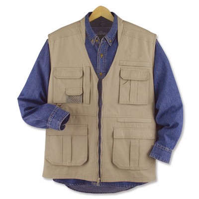 Rip-Stop Cotton Canvas Vest