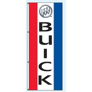 Double Faced Interceptor® Drape Flags (Center Panel - Buick®) (3' x 8')