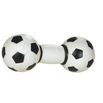 Rubber Soccer Ball Dumbbell Dog Toy