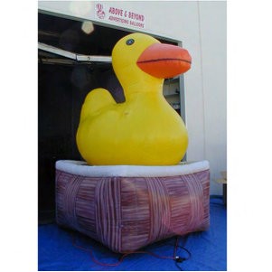 Inflatable Animal Look Giant Balloon for Outdoor Event - Duck on Spa