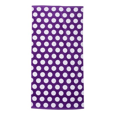 Carmel Towel Company Polka Dot Velour Beach Towel