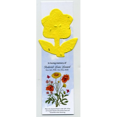 Bookmark w/Seeded Premium Shape Attached