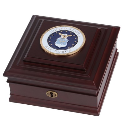 Air Force Wings Medallion Desktop Box