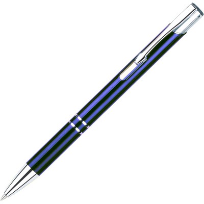 JJ Series Double Ring Mechanical Pencil w/ Chrome Trim- Blue