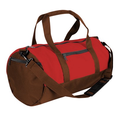 Dyed Duck Canvas Reinforced Roll Bag (24"x12")