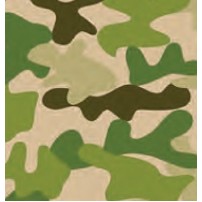 Camo/Kraft Masculine Gift Wrap (7 3/8"x100')