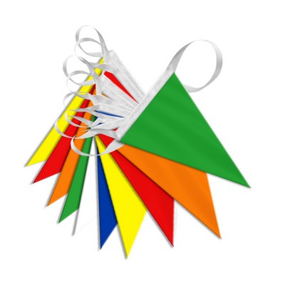 Standard Pennant Streamers 30 Foot (Choose 3 Colors)