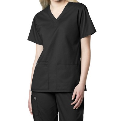 WonderWink® Women's WonderWork V-Neck Scrub Top