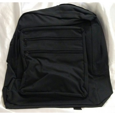 Backpack W/2 Zippered Pockets