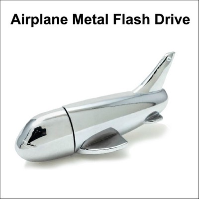 Airplane Metal Flash Drive - 512 MB