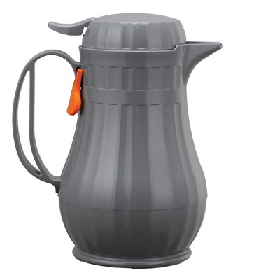 Eco-Serv™ 0.6 Liter Slate Gray Plastic Carafe Server