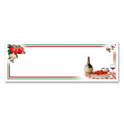 Italian Night Sign Banner