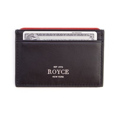 Luxury Genuine Leather Credit Card Wallet With Rfid Blocking Technology For Identity Protection